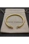 David Yurman Naisten Solki Cablespira Rannerengas Rannekorun 18 k Keltainen Kultaa kanssa Timantteja 4mm