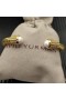 David Yurman Naisten Klassinen Kaapeli-Ranneke Rannerengas 18K Keltainen Kulta Helmiä Ja Timantteja 7mm