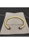David Yurman Naisten Klassinen Cablespira Ranneke Rannekorun 18K Keltainen Kultaa ja Punainen Timantit 5mm