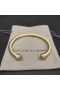 David Yurman Naisten Klassinen Cablespira Ranneke Rannerengas 18K Keltainen Kulta Keltainen Timantteja 5mm
