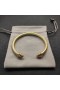 David Yurman Naisten Renessanssin Cablespira Ranneke Rannerengas 18K Keltainen Kulta 5mm