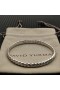 David Yurman Naisten Veistetty Kaapeli rannerengas Rannerengas 18K valkokulta 6.2 mm