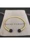 David Yurman Naisten Solari Cablespira Ranneke Rannekorun 18K Keltainen Gold Musta Onyx ja Timantteja 3mm