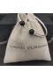 David Yurman Naisten Solari Cablespira Ranneke Rannerengas Sterling Hopea Musta Onyx ja Timantteja 3mm