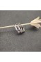 David Yurman Siksak Stax™ Vanne Korvakorut Sterling Silver ja Timantteja 22,8 mm