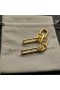 David Yurman Lexington Double Lien de Baisse de Boucles d'oreilles en Or Jaune 18 carats 53mm