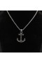David Yurman Hommes Amulettes d'Ancrage Collier de Diamants Noirs