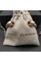 David Yurman Femmes Classic Câble Bracelet Manchette en Argent Sterling avec Or Jaune 18 carats et Champagne Diamants 7mm