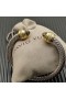 David Yurman Femmes Classic Cablespira Bracelet Manchette en Argent Sterling avec Or Jaune 18 carats Avec Diamants Bruns 7mm