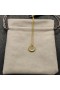 David Yurman Femmes Initiale de Charme Collier en Or Jaune 18 carats avec Diamant D