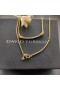 David Yurman Femmes de la Petite Helena Envelopper la Station de la Chaîne de Collier en Or Jaune 18 carats avec des Diamants 29mm