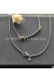 David Yurman Femmes de la Petite Helena Envelopper la Station de la Chaîne de Collier en Argent Sterling avec Or Jaune 18 carats et Diamants 29mm