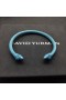 David Yurman les Femmes de la Renaissance Classique Câble Bracelet Manchette Lumière Bleu en Aluminium de 5mm