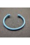 David Yurman les Femmes de la Renaissance Classique Câble Bracelet Manchette Lumière Bleu en Aluminium de 5mm