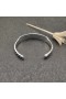 David Yurman Femmes Sculptées Câble Bracelet Manchette en Argent Sterling 12,9 mm