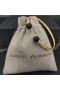 David Yurman Femmes Solari Cablespira Bracelet Manchette en Or Jaune 18 carats avec Noir Onyx et Diamants de 3mm
