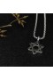 David Yurman Hommes Câble Étoile de David Amulette en Argent Sterling 19mm