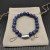 David Yurman des Hommes Spirituels Perles Bracelet en Argent Sterling avec le Lapis 8mm