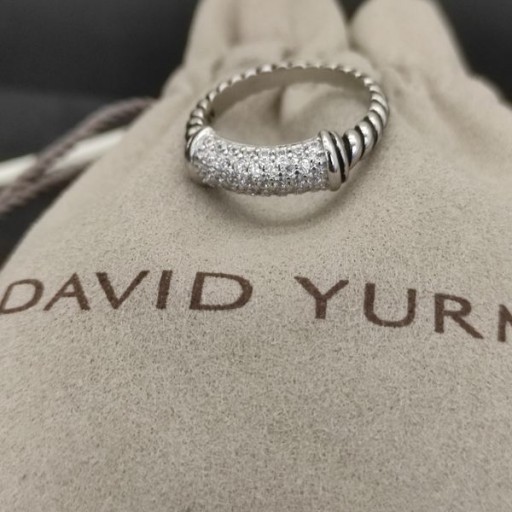 David Yurman Newline White Diamond Ring