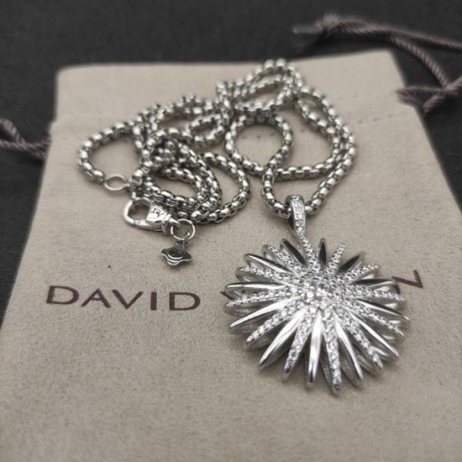David Yurman Frauen Amulette Sonnenblume Halskette Gypsophila