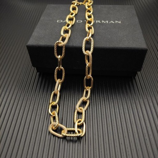 David Yurman Women ' s Madison Kette Halskette 18K Gelb Gold mit Diamanten 11mm