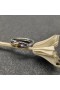 David Yurman Kabel Schleife Band Ring-Sterling Silber mit 18K Yellow Gold 7mm