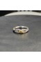 David Yurman Kabel Schleife Band Ring-Sterling Silber mit 18K Yellow Gold 7mm