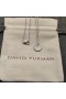 David Yurman Initial Charme Sterling Silber mit Diamant-T