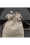David Yurman Petite X Hoop Ohrringe Sterling Silber mit 18K Gelb Gold 12,6 mm