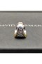 David Yurman Geformt Kabel Saddle Ring-Sterling Silber mit 18K Gelb Gold 21mm