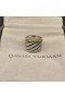 David Yurman Geformt Kabel Saddle Ring-Sterling Silber mit 18K Gelb Gold 21mm