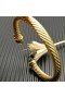 David Yurman Women ' s Classic Kabel Manschette Armband 18K Gelb Gold mit Braunen Diamanten 7mm
