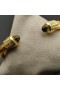 David Yurman Women ' s Classic Kabel Manschette Armband 18K Gelb Gold mit Braunen Diamanten 7mm