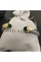 David Yurman Women ' s Classic Kabel Manschette Armband Sterling Silber mit 18K Gelb Gold Mit Dark Green Diamonds 7mm
