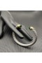 David Yurman Women ' s Classic Kabel Manschette Armband Sterling Silber mit 18K Gelb Gold Mit Dark Green Diamonds 7mm