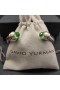 David Yurman Women ' s Classic Kabel Manschette Armband Sterling Silber mit 18K Gelbgold und Peridot 7mm