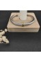 David Yurman Women ' s Classic Cable Station Manschette Armband Sterling Silber mit 18K Gelb Gold und Schwarzen Diamanten, 4 mm