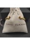 David Yurman Women ' s Classic Cablespira Manschette Armband 18K Gelbgold mit Champagner Diamanten 5mm