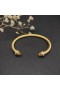 David Yurman Women ' s Classic Cablespira Manschette Armband 18K Gelbgold mit Gelben Diamanten 5mm