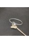 David Yurman Women ' s Petite Chatelaine-Armreif Sterling-Silber mit Weißer Achat 3mm