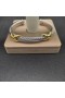 David Yurman Women ' s Petite Helena Classic Cable Station Manschette Armband Sterling Silber mit 14K Yellow 7mm