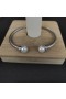 David Yurman Women ' s Solari Cablespira Manschette Armband Sterling Silber mit Perlen und Diamanten 3mm