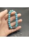 David Yurman Men ' s Spiritual Beads-Armband Sterling Silber mit Türkis 8mm