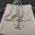 David Yurman Männer Amulette Anker-Halskette mit Schwarzen Diamanten