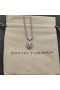 David Yurman Κρανίο Φυλαχτό Πλήρη Pavé Μωβ Ζαφείρια και 18K Λευκό Χρυσό 14mm