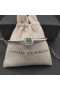 David Yurman γυναικεία Classic Cablespira Σταθμό Σφαλιάρα Βραχιόλι Ασημένιο με Περίδοτο και Διαμάντια 4mm