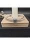 David Yurman γυναικεία Classic Cablespira Σταθμό Σφαλιάρα Βραχιόλι Ασημένιο με Περίδοτο και Διαμάντια 4mm