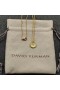 David Yurman γυναικεία Αρχική Γοητεία Κολιέ 18K Κίτρινο Χρυσό με Διαμάντι V